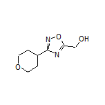 [3-(Tetrahydro-2H-pyran-4-yl)-1,2,4-oxadiazol-5-yl]methanol