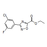 Ethyl 3-(3-Chloro-5-fluorophenyl)-1,2,4-oxadiazole-5-carboxylate