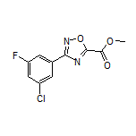 Methyl 3-(3-Chloro-5-fluorophenyl)-1,2,4-oxadiazole-5-carboxylate