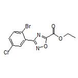 Ethyl 3-(2-Bromo-5-chlorophenyl)-1,2,4-oxadiazole-5-carboxylate