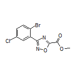 Methyl 3-(2-Bromo-5-chlorophenyl)-1,2,4-oxadiazole-5-carboxylate