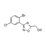 [3-(2-Bromo-5-chlorophenyl)-1,2,4-oxadiazol-5-yl]methanol