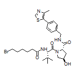 (2S,4R)-1-[(S)-2-(6-Bromohexanamido)-3,3-dimethylbutanoyl]-4-hydroxy-N-[4-(4-methyl-5-thiazolyl)benzyl]pyrrolidine-2-carboxamide