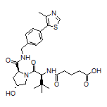 5-[[(S)-1-[(2S,4R)-4-Hydroxy-2-[[4-(4-methyl-5-thiazolyl)benzyl]carbamoyl]-1-pyrrolidinyl]-3,3-dimethyl-1-oxo-2-butyl]amino]-5-oxopentanoic Acid