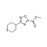 Methyl 3-(Tetrahydro-2H-thiopyran-4-yl)-1,2,4-oxadiazole-5-carboxylate