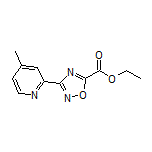 Ethyl 3-(4-Methyl-2-pyridyl)-1,2,4-oxadiazole-5-carboxylate