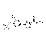 Ethyl 3-[3-Chloro-4-(trifluoromethoxy)phenyl]-1,2,4-oxadiazole-5-carboxylate