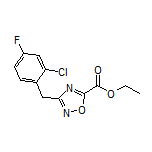 Ethyl 3-(2-Chloro-4-fluorobenzyl)-1,2,4-oxadiazole-5-carboxylate