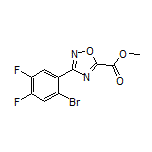 Methyl 3-(2-Bromo-4,5-difluorophenyl)-1,2,4-oxadiazole-5-carboxylate