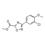 Methyl 3-(3-Chloro-4-methoxyphenyl)-1,2,4-oxadiazole-5-carboxylate