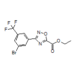 Ethyl 3-[3-Bromo-5-(trifluoromethyl)phenyl]-1,2,4-oxadiazole-5-carboxylate