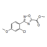 Methyl 3-(2-Chloro-4-methoxyphenyl)-1,2,4-oxadiazole-5-carboxylate