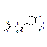 Methyl 3-[4-Chloro-3-(trifluoromethyl)phenyl]-1,2,4-oxadiazole-5-carboxylate