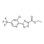 Ethyl 3-[3-Chloro-5-(trifluoromethyl)-2-pyridyl]-1,2,4-oxadiazole-5-carboxylate