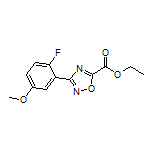 Ethyl 3-(2-Fluoro-5-methoxyphenyl)-1,2,4-oxadiazole-5-carboxylate