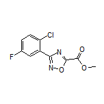 Methyl 3-(2-Chloro-5-fluorophenyl)-1,2,4-oxadiazole-5-carboxylate