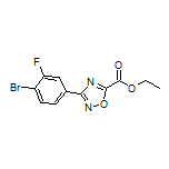 Ethyl 3-(4-Bromo-3-fluorophenyl)-1,2,4-oxadiazole-5-carboxylate