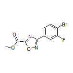 Methyl 3-(4-Bromo-3-fluorophenyl)-1,2,4-oxadiazole-5-carboxylate