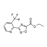 Ethyl 3-[3-(Trifluoromethyl)-2-pyridyl]-1,2,4-oxadiazole-5-carboxylate