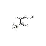 (4-Fluoro-2-methylphenyl)trimethylsilane