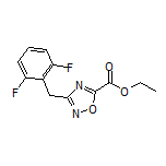 Ethyl 3-(2,6-Difluorobenzyl)-1,2,4-oxadiazole-5-carboxylate