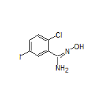 2-Chloro-N’-hydroxy-5-iodobenzimidamide