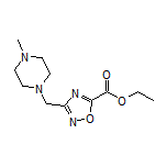 Ethyl 3-[(4-Methyl-1-piperazinyl)methyl]-1,2,4-oxadiazole-5-carboxylate