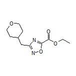 Ethyl 3-[(Tetrahydro-2H-pyran-4-yl)methyl]-1,2,4-oxadiazole-5-carboxylate