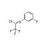 2,2,2-Trifluoro-N-(3-fluorophenyl)acetimidoyl Chloride