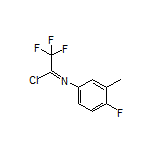 2,2,2-Trifluoro-N-(4-fluoro-3-methylphenyl)acetimidoyl Chloride