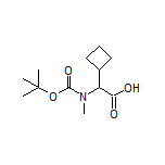 2-[Boc-(methyl)amino]-2-cyclobutylacetic Acid