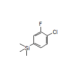 (4-Chloro-3-fluorophenyl)trimethylsilane