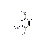 (2,5-Dimethoxy-4-methylphenyl)trimethylsilane