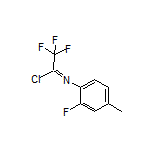 2,2,2-Trifluoro-N-(2-fluoro-4-methylphenyl)acetimidoyl Chloride