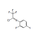 2,2,2-Trifluoro-N-(2-fluoro-4-iodophenyl)acetimidoyl Chloride