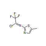 2,2,2-Trifluoro-N-(5-methyl-2-thiazolyl)acetimidoyl Chloride