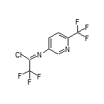 2,2,2-Trifluoro-N-[6-(trifluoromethyl)-3-pyridyl]acetimidoyl Chloride