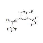 2,2,2-Trifluoro-N-[4-fluoro-3-(trifluoromethyl)phenyl]acetimidoyl Chloride