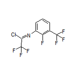 2,2,2-Trifluoro-N-[2-fluoro-3-(trifluoromethyl)phenyl]acetimidoyl Chloride