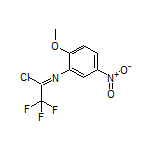 2,2,2-Trifluoro-N-(2-methoxy-5-nitrophenyl)acetimidoyl Chloride