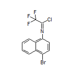 N-(4-Bromo-1-naphthyl)-2,2,2-trifluoroacetimidoyl Chloride