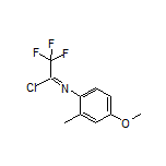 2,2,2-Trifluoro-N-(4-methoxy-2-methylphenyl)acetimidoyl Chloride