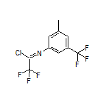 2,2,2-Trifluoro-N-[3-methyl-5-(trifluoromethyl)phenyl]acetimidoyl Chloride