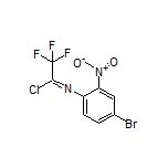 N-(4-Bromo-2-nitrophenyl)-2,2,2-trifluoroacetimidoyl Chloride