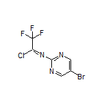 N-(5-Bromo-2-pyrimidinyl)-2,2,2-trifluoroacetimidoyl Chloride