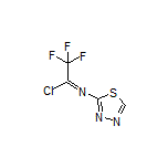 2,2,2-Trifluoro-N-(1,3,4-thiadiazol-2-yl)acetimidoyl Chloride