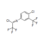 N-[4-Chloro-3-(trifluoromethyl)phenyl]-2,2,2-trifluoroacetimidoyl Chloride