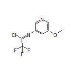 2,2,2-Trifluoro-N-(5-methoxy-3-pyridyl)acetimidoyl Chloride