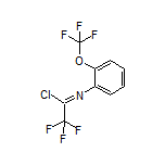 2,2,2-Trifluoro-N-[2-(trifluoromethoxy)phenyl]acetimidoyl Chloride