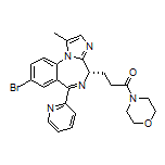 (S)-3-[8-Bromo-1-methyl-6-(2-pyridyl)-4H-benzo[f]imidazo[1,2-a][1,4]diazepin-4-yl]-1-morpholino-1-propanone